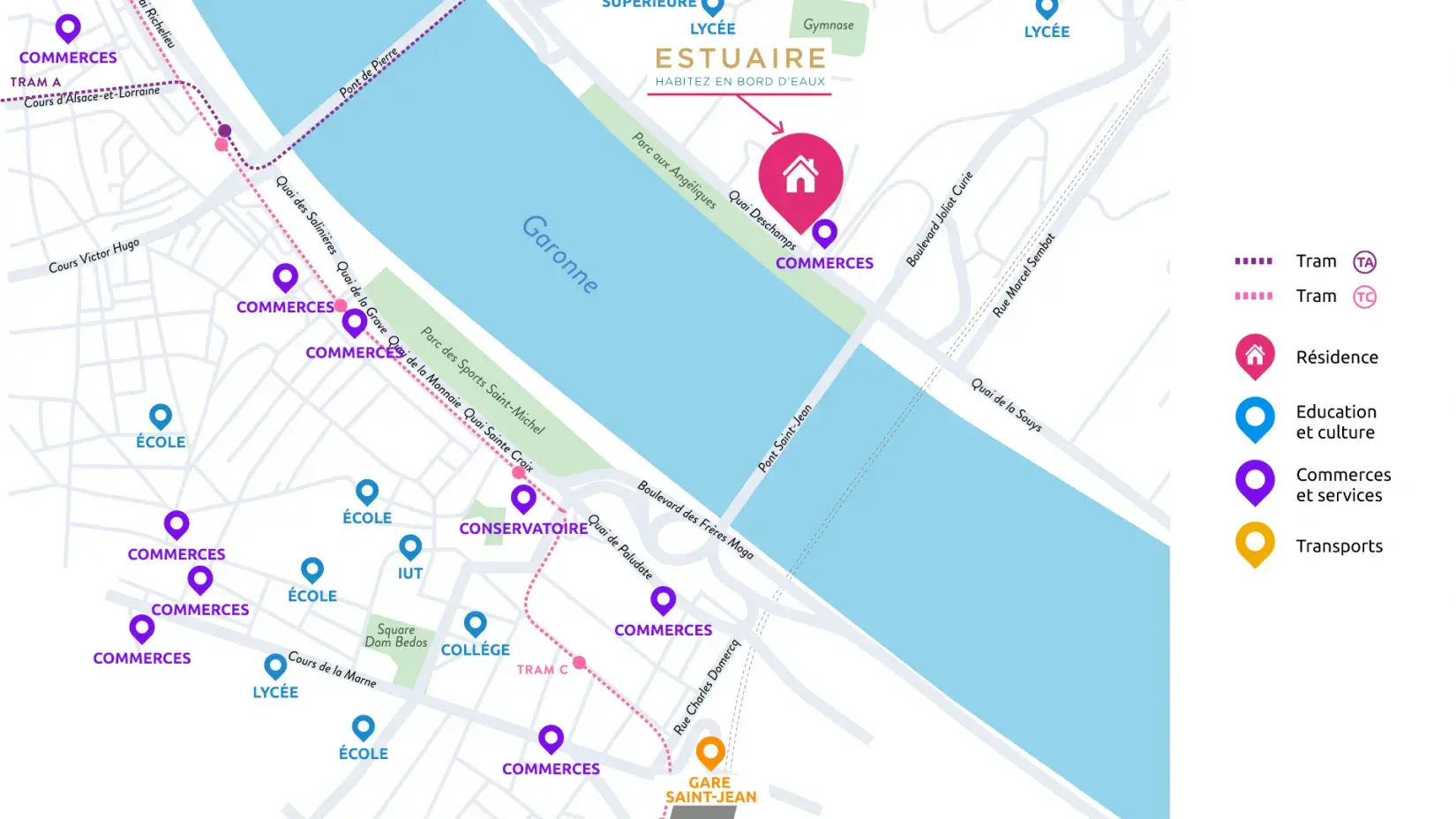 Bordeaux L'Estuaire Plan