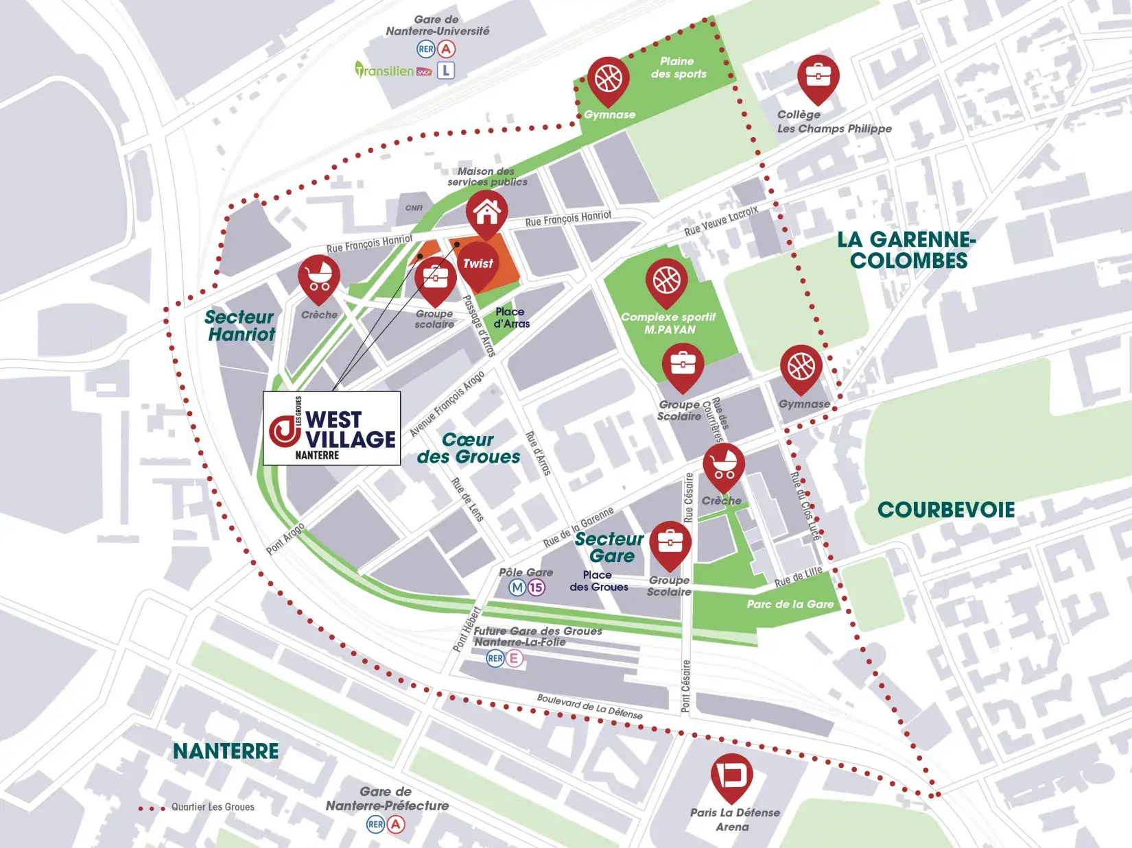 cartographie Nanterre