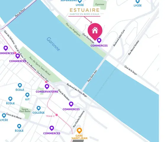Bordeaux L'Estuaire Plan