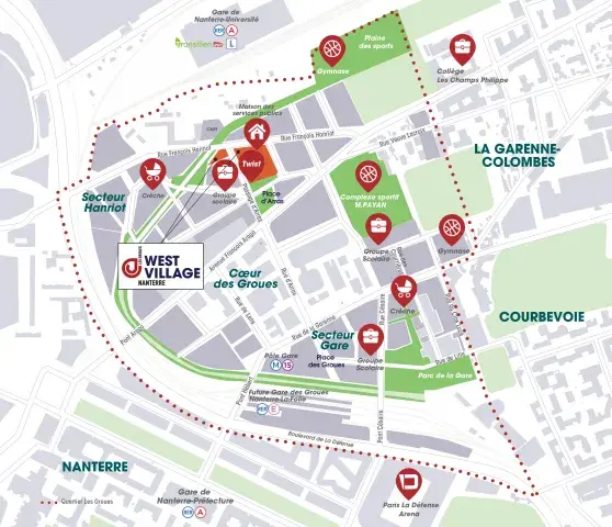 cartographie Nanterre