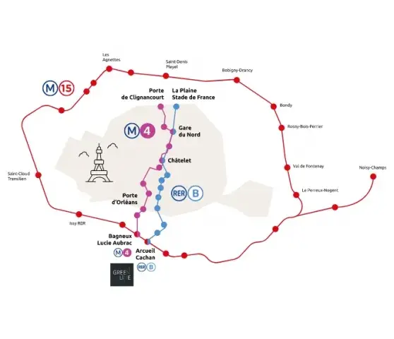 Bagneux Green Line Plan
